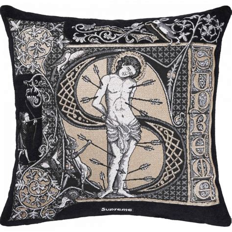 supreme saint sebastian pillow